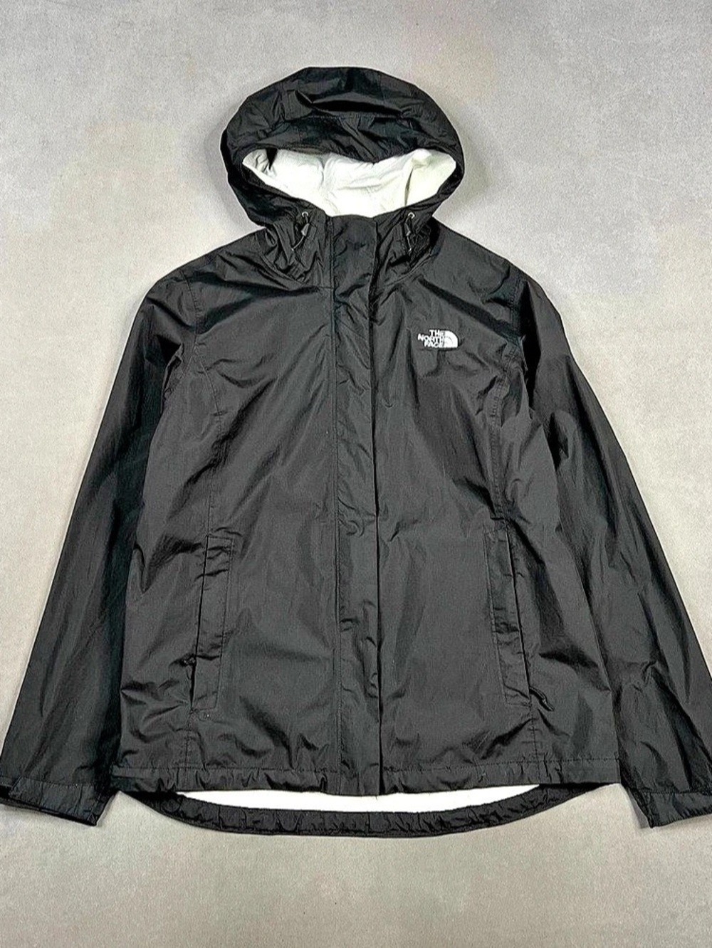 The North Face Venture 2 Jacket Black & White Women's Large